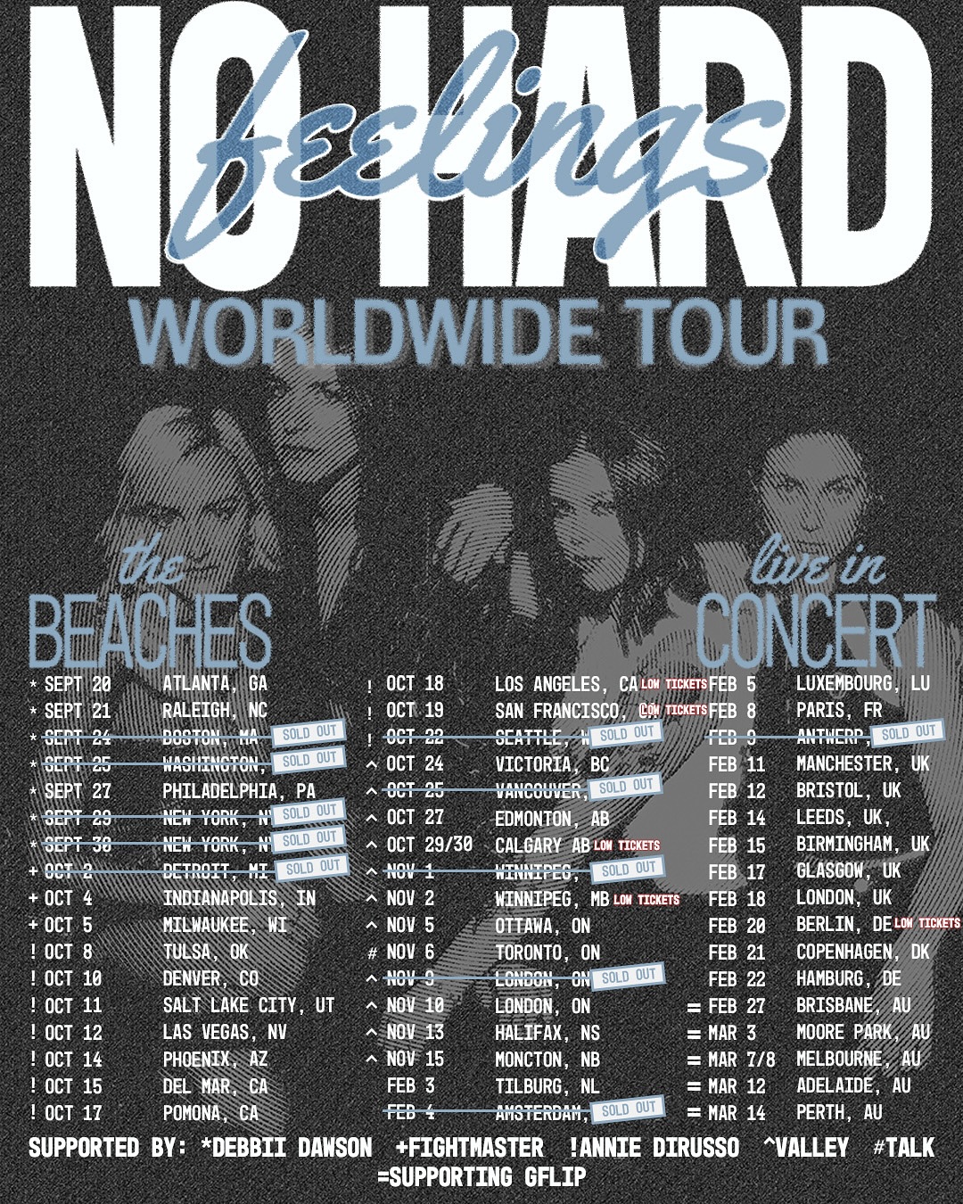 The Beaches Tour Poster