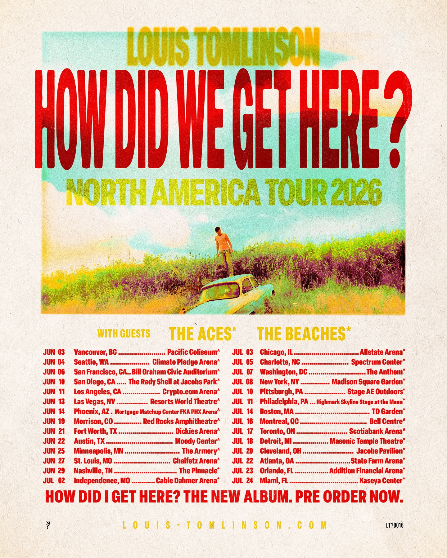 The Beaches Tour Poster